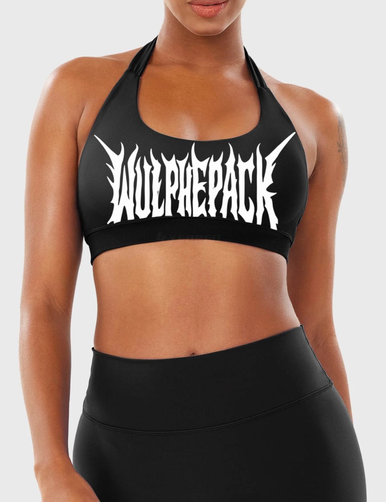 HEAVY METAL HALTER SPORTS TOP